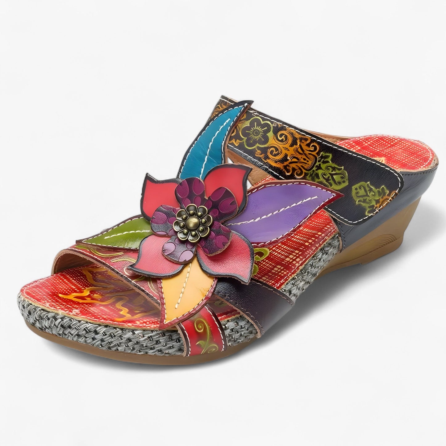 Sandalias Boho Chic Mujer con Detalles Trenzados