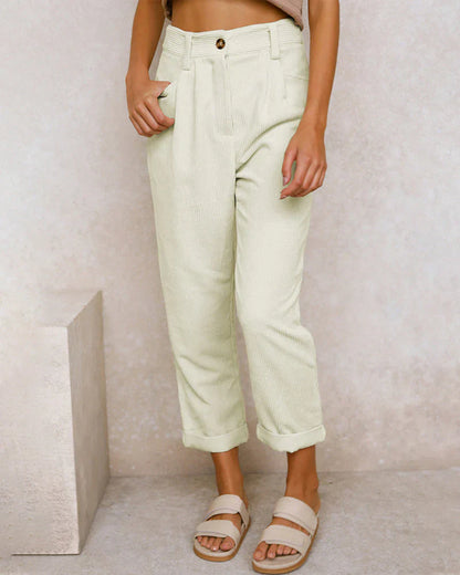 Pantalón Pana Alto Cálido