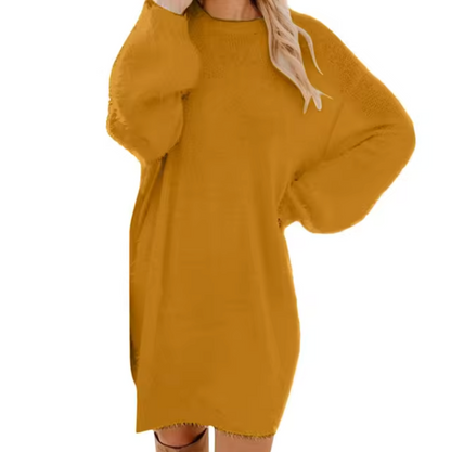 Vestido de punto cómodo mujer informal