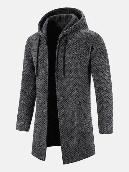 Chaqueta Polar Hombre Capucha Cremallera
