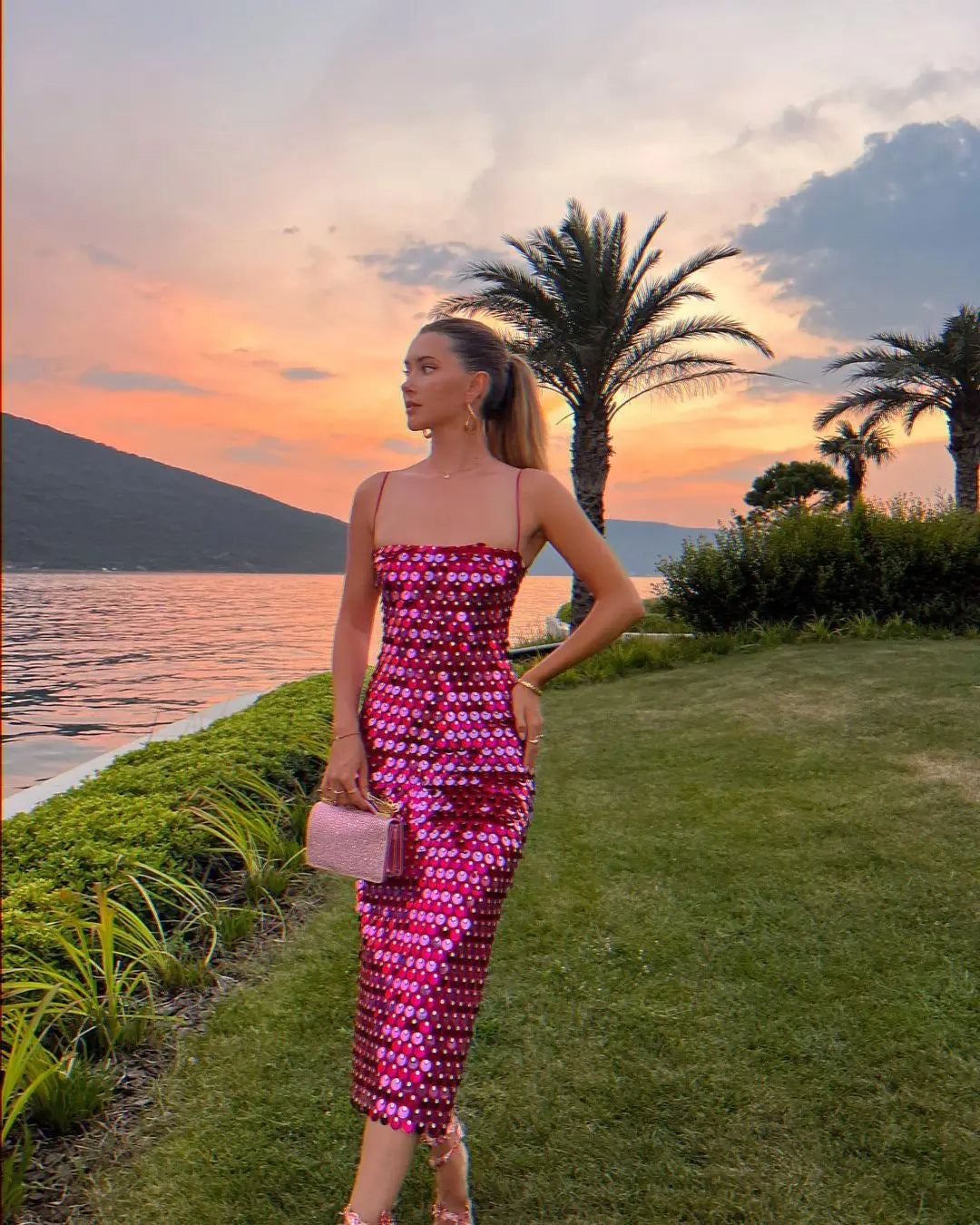 Vestido de Noche Glamuroso - Vestiria