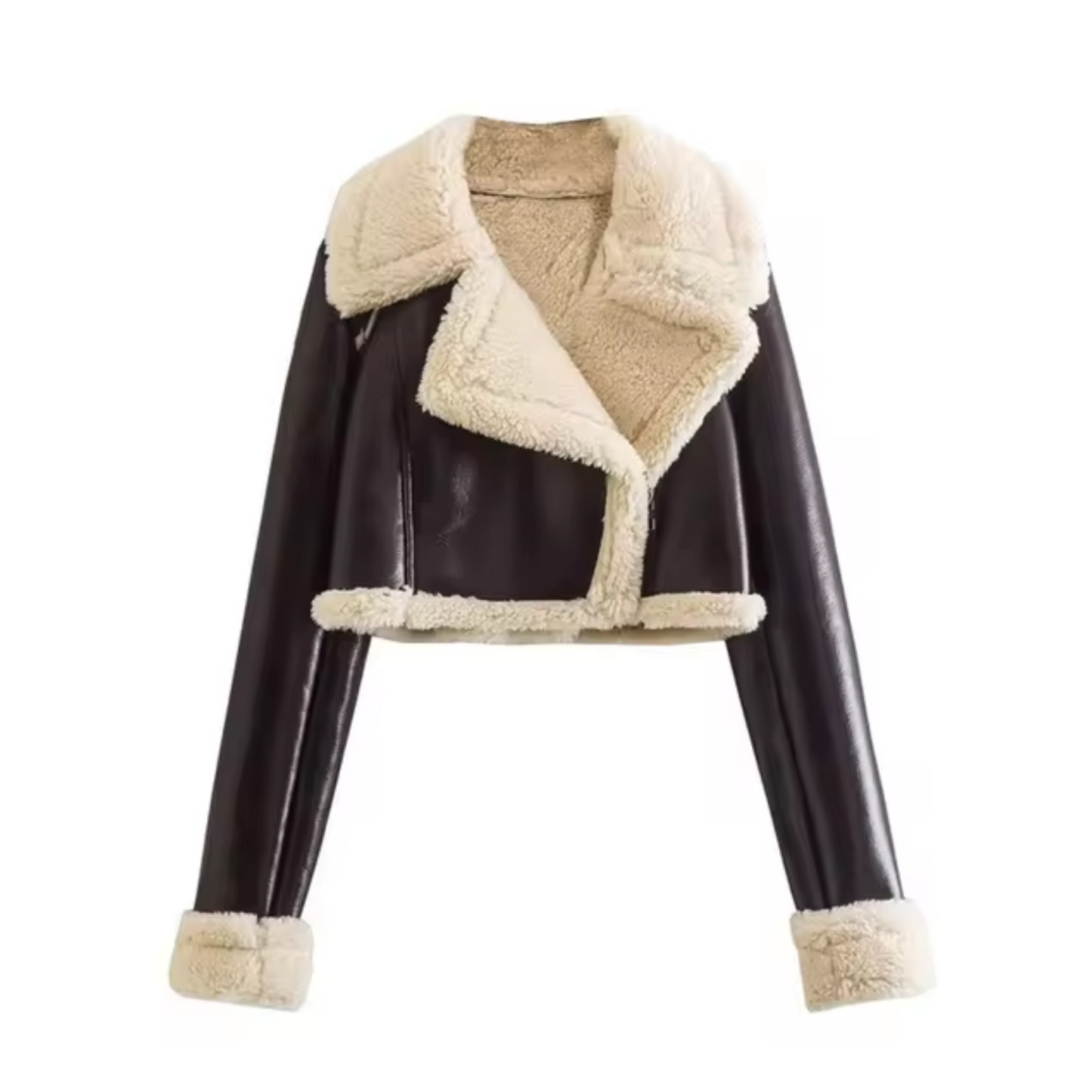 Chaqueta de cuero estilo urbano