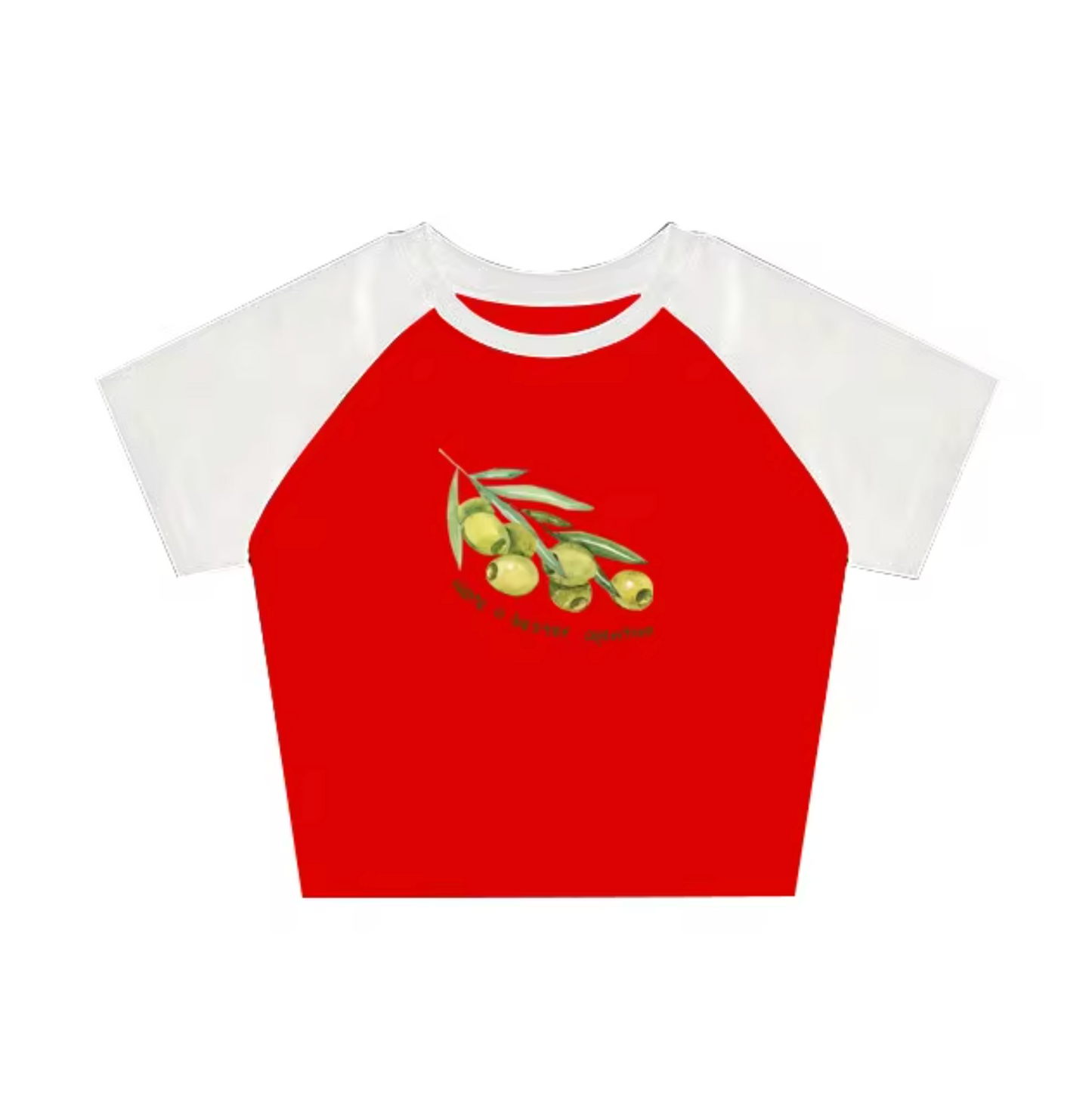 Top Camiseta Oliva Estilo Militar