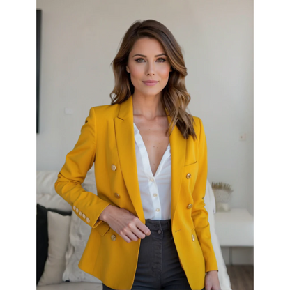 Chaqueta Mujer Algodón Elegante Clásica