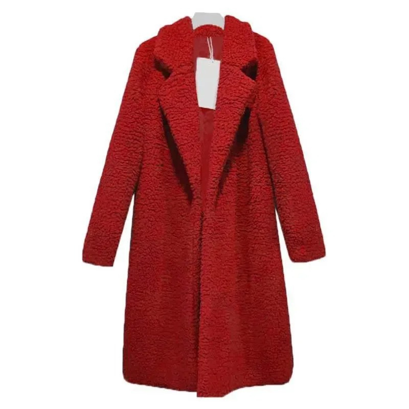 Abrigo Teddy Cálido Mujer Invierno