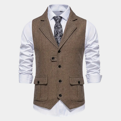 Chaleco Hombre Elegante Clásico