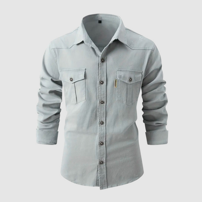 Camisa Hombre Manga Larga Cazadora