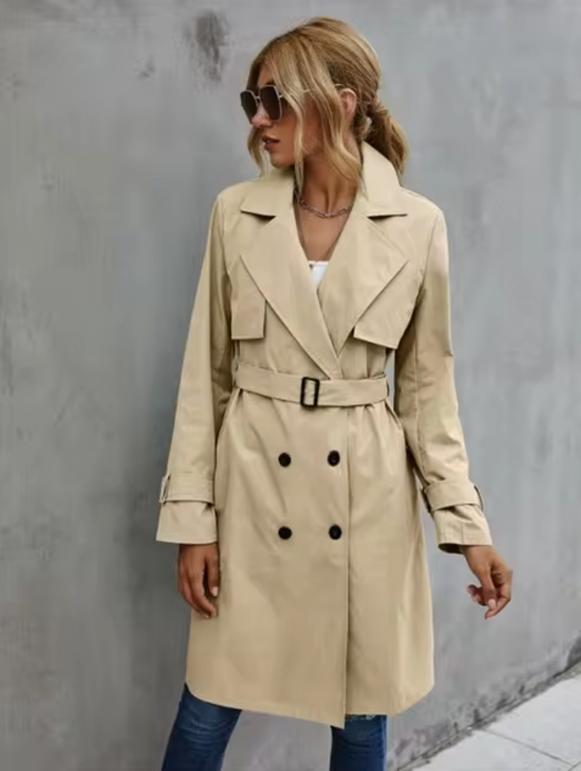 Chaquetón informal de manga larga - Vestiria