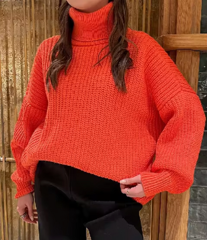 Sudadera Punto Grande Cuello Alto