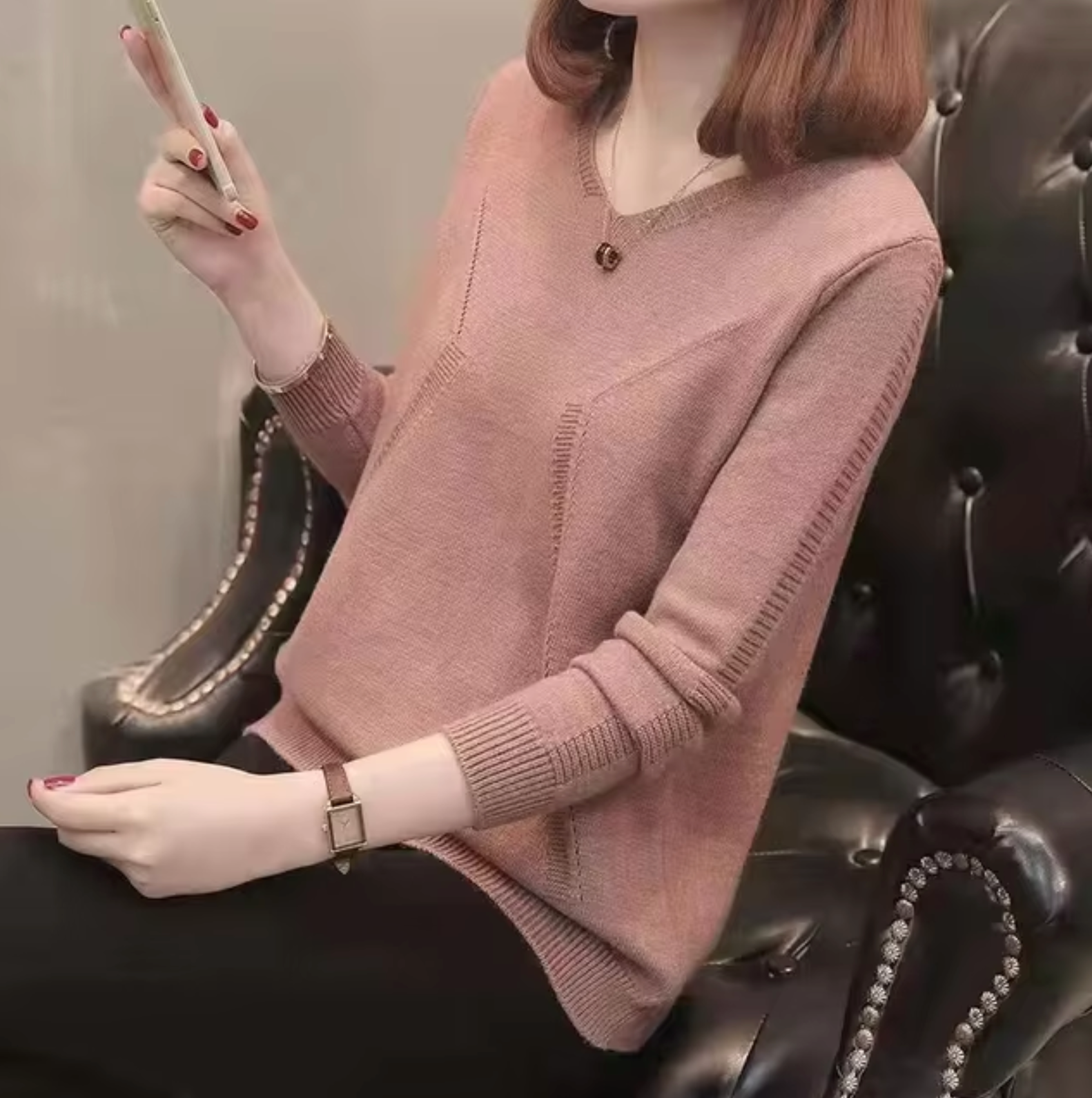 Suéter sin mangas cálido mujer invierno - Vestiria