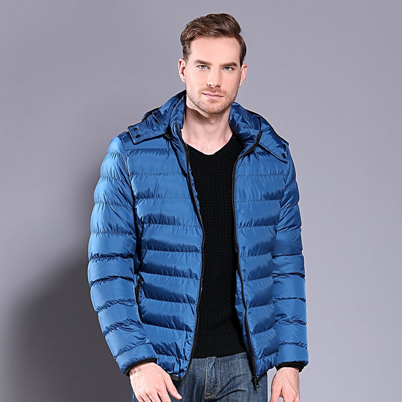 Chaqueta Hombre Acolchada Abultada Cálida