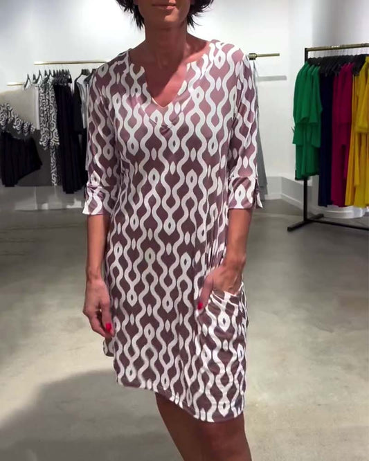 Vestido Verano Estampado Floral Elegante - Vestiria