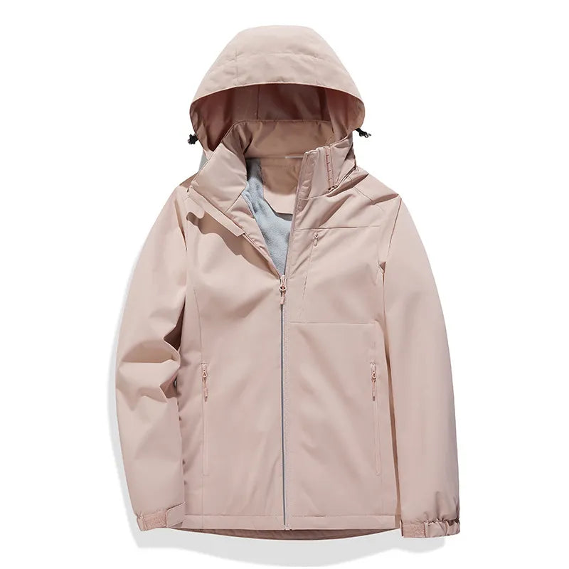 Chaqueta de agua ligera con forro cálido