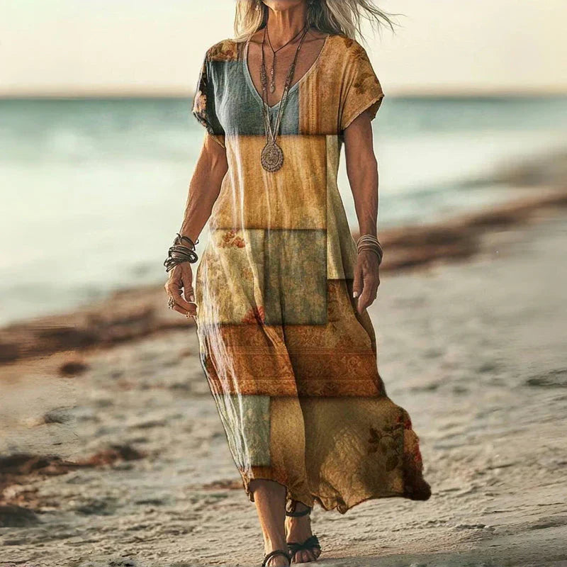 Vestido Ligero de Verano Escote V