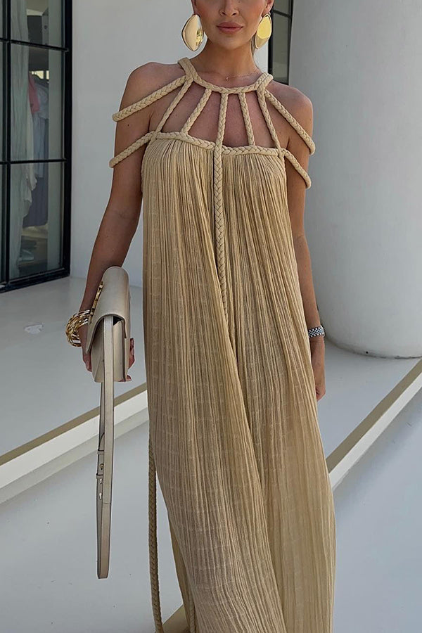 Vestido Largo Confortable Estilo Boho