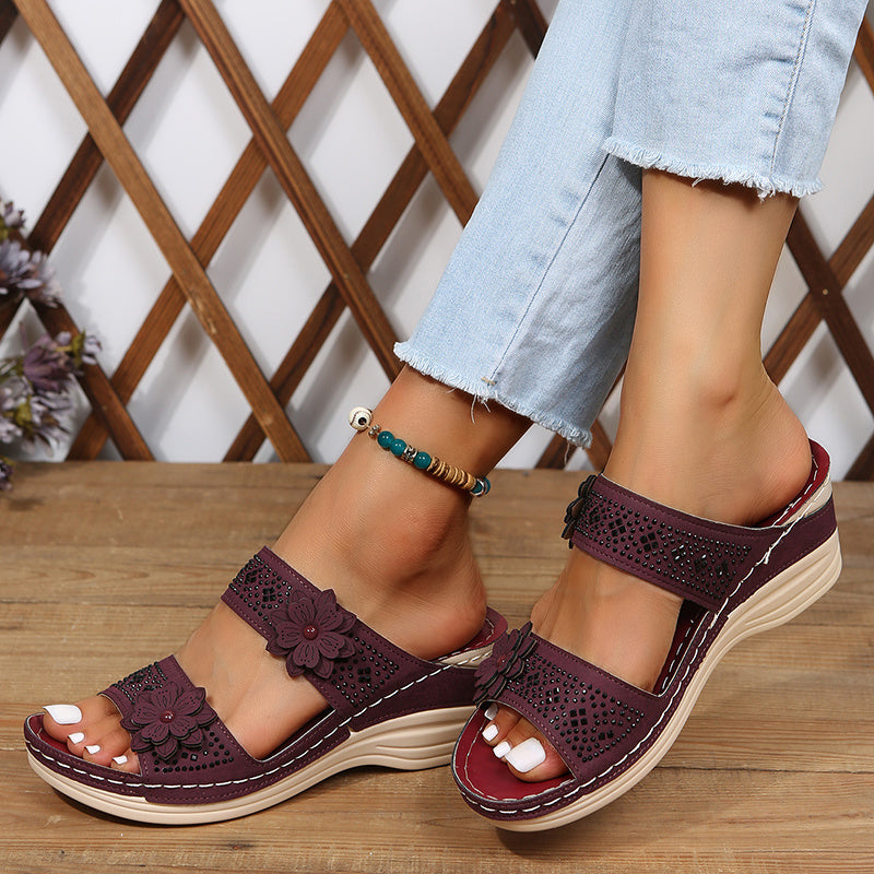 Sandalias de tacón alto cómodas y elegantes para mujer