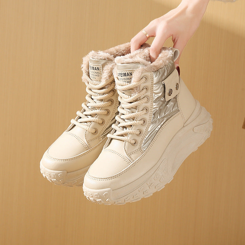 Botas Mujer Invierno Calientes y Elevadas