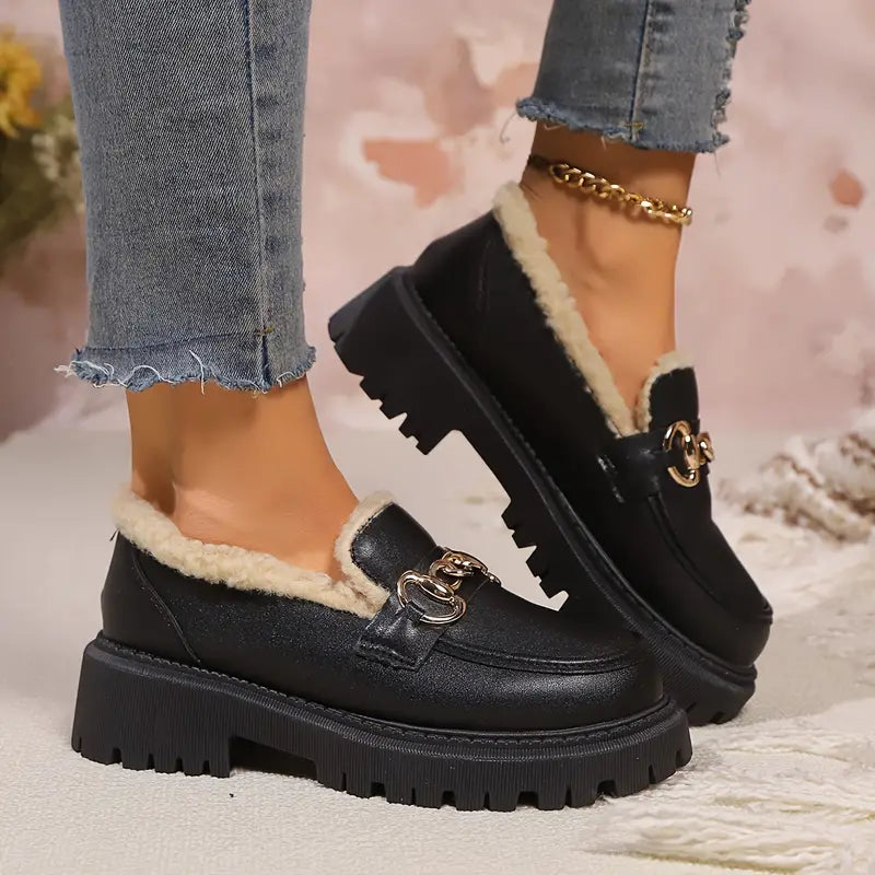 Mocasines Piel Forro Pelo Suave - Vestiria