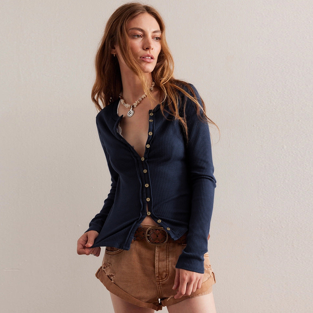 Chaquetón mujer cálido efecto Chanel botones