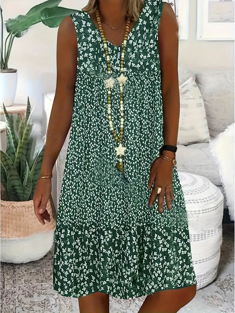 Vestido Mujer Manga Larga Estilo Clásico