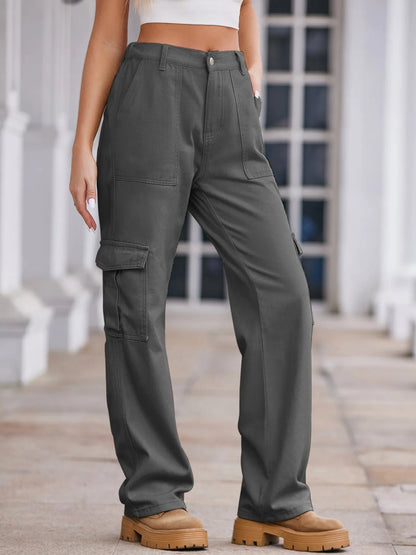 Pantalones Vaqueros Informales Cintura Alta