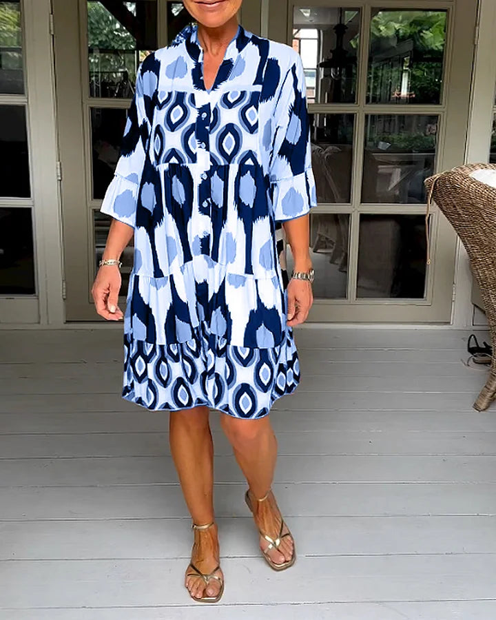 Vestido Estampado Verano Mujer Elegante