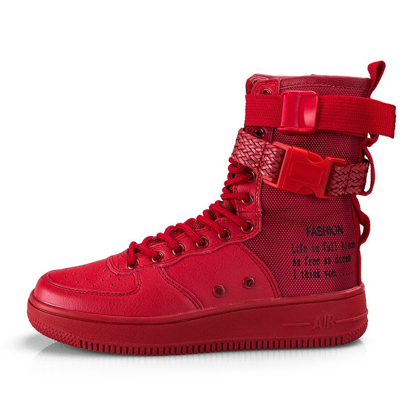 Botas Hombre Cuero Alto Resistente Urbano