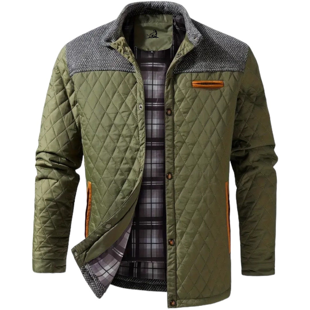 Chaqueta Invierno Acolchada Hombre Abriego Cálido - Vestiria