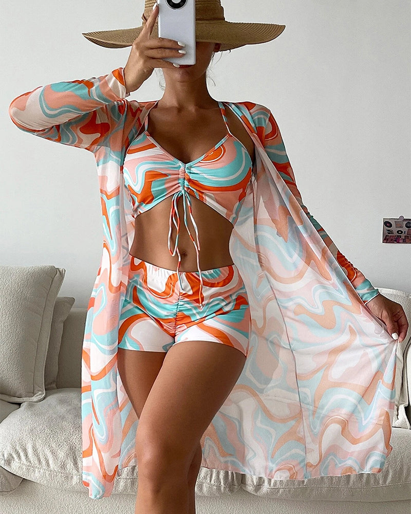 Traje de baño Mujer Conjunto Bikini Colorido