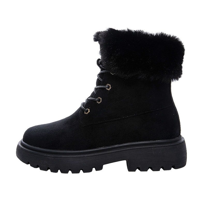 Botas Mujer Piel Suave Aislamiento Térmico