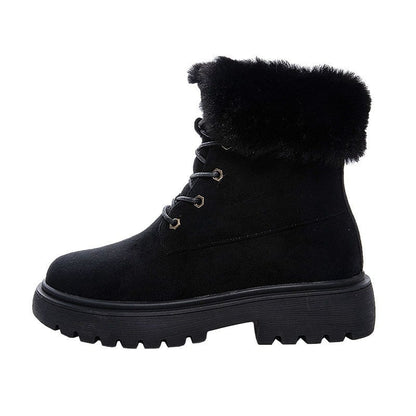 Botas Mujer Piel Suave Aislamiento Térmico