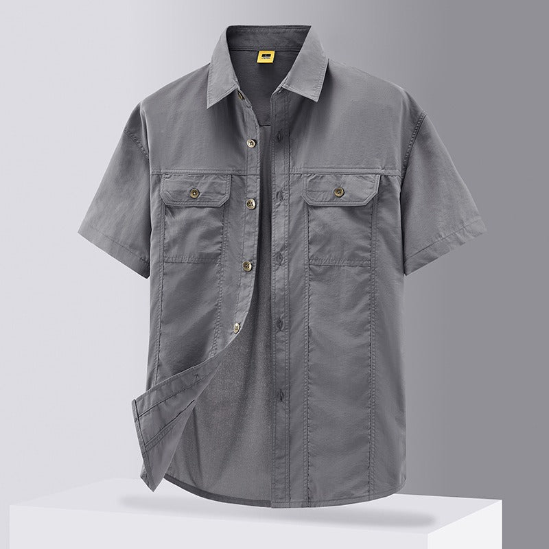 Camisa Hombre Casual con Bolsillos Prácticos - Vestiria