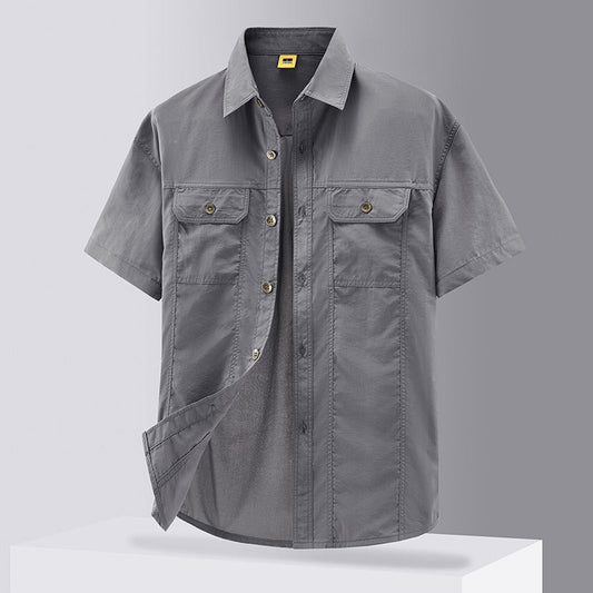 Camisa Hombre Casual con Bolsillos Prácticos - Vestiria