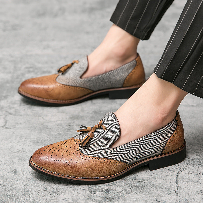 Zapatos Hombre Cuero Informal Elegantes - Vestiria