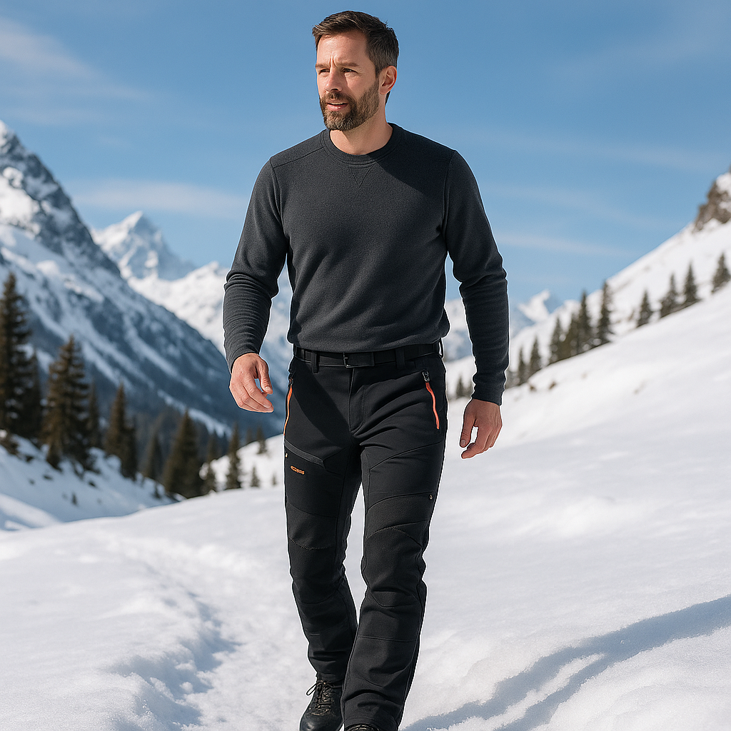 Pantalones Hombre Impermeable Montaña - Vestiria