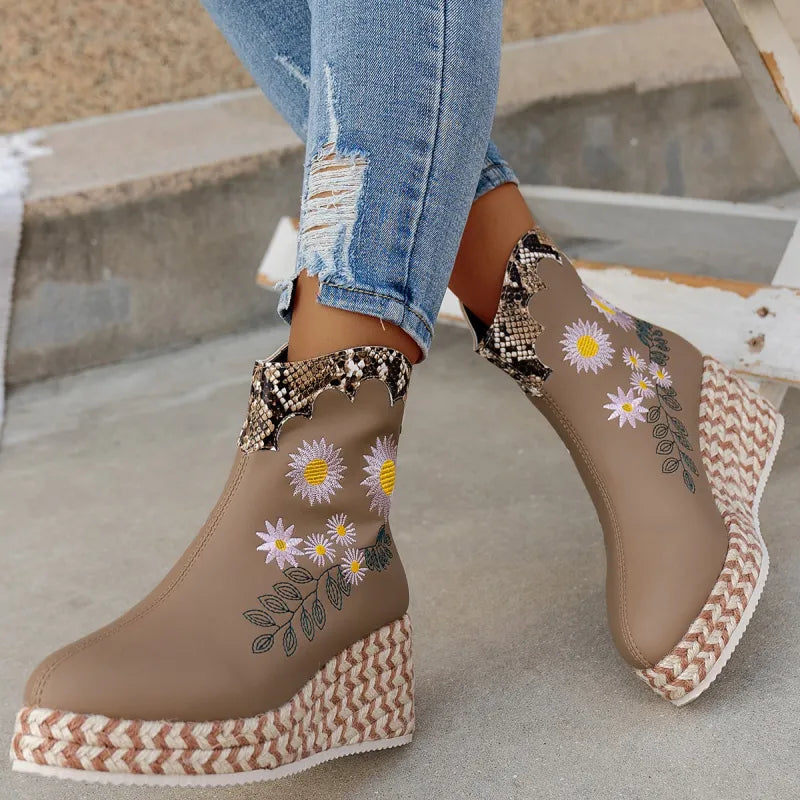 Botas Mujer Estilo Vintage