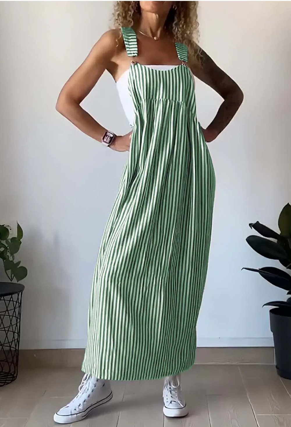 Vestido Estampado Rayas Informal