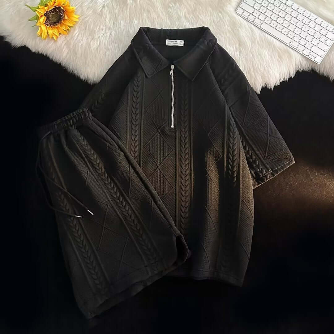 Chaqueta Hombre Amplia Manga Corta