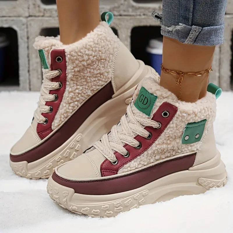Botas Mujer Impermeables Felpa Cálidas