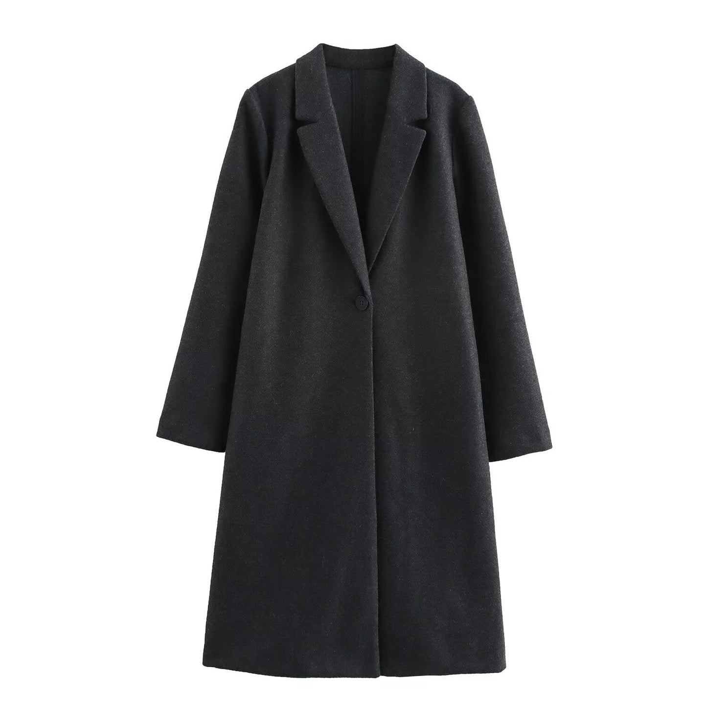 Chaquetón Mujer Elegante Clásico Largo