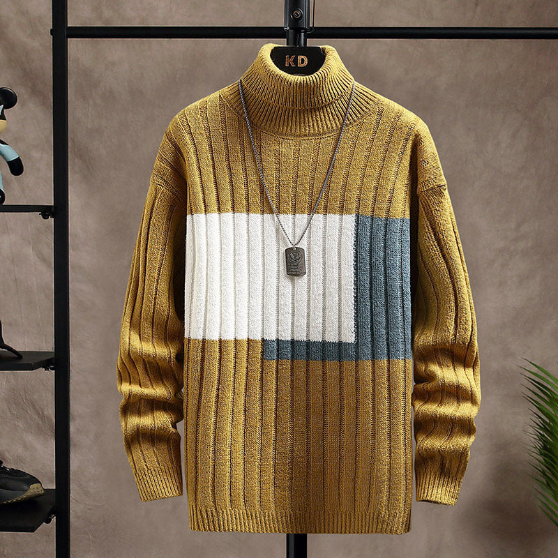 Chaquetón Hombre Cuello Alto Dos Colores