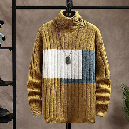 Chaquetón Hombre Cuello Alto Dos Colores