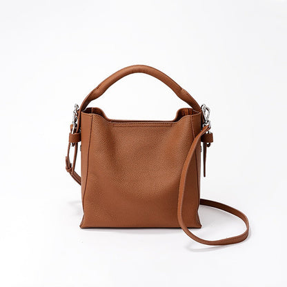 Bolso Bandolera Mujer Piel Azul Claro Elegante