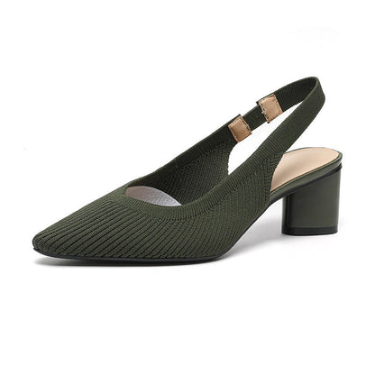 Zapatos de Tacón Alto con Tira Trasera Elegantes