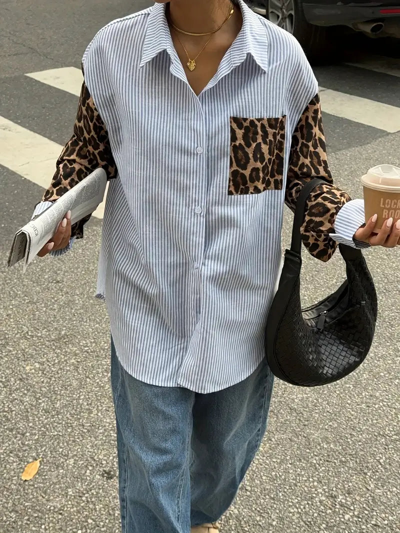Sobrecamisa Algodón Mujer Estilo - Vestiria
