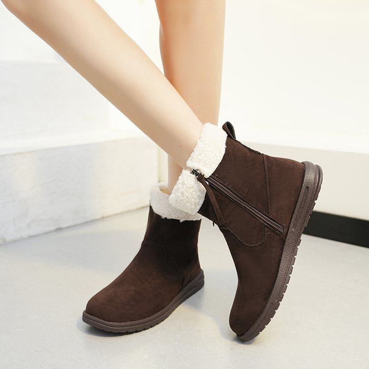 Botas Mujer Ante Suave Invierno - Vestiria