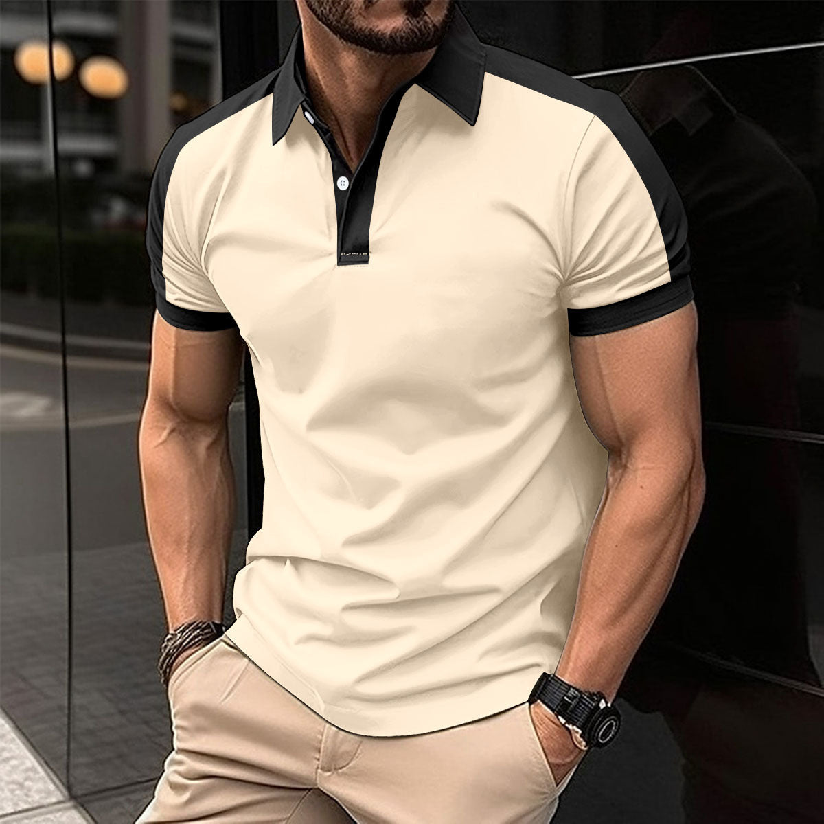 Camisa Hombre Polo Ligera Verano - Vestiria