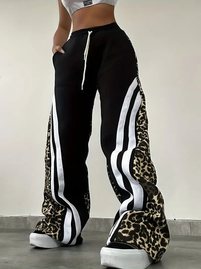 Pantalón de Piel de Felpa Suave Mujer