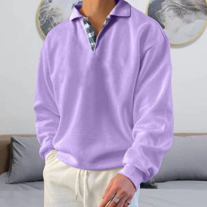 Jersey Hombre Cuadros Relajado