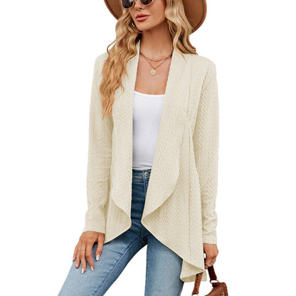 Chaqueta de punto suelta y cómoda